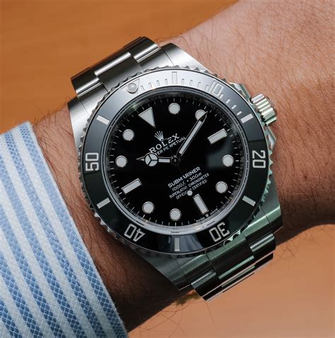 rolex submariner no dte on wrist|rolex submariner no date 2020.